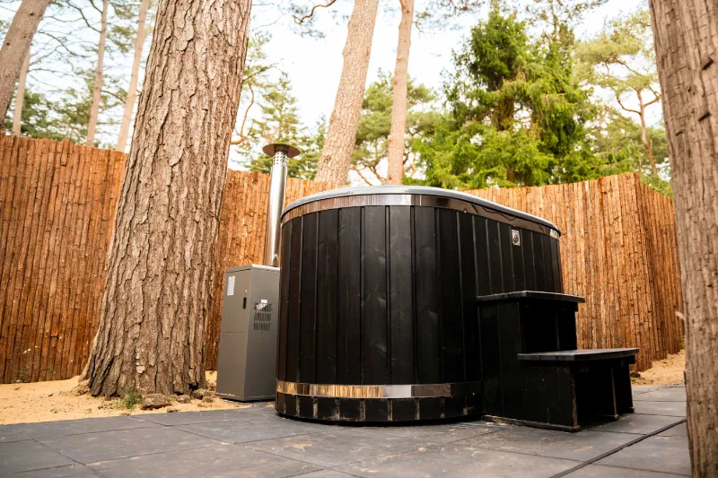 Twee persoons hottub bij Wildryck 