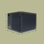 Afmetingen van een 5 kW externe warmtepomp voor hottub met geïntegreerde wifi-aansluiting