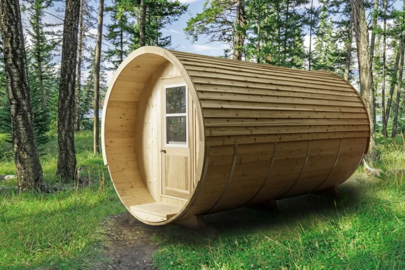 Camping Barrel duurzaam hout Red Cedar