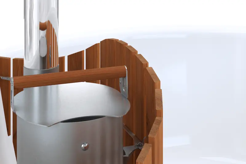 Duurzame RVS interne kachel van de Skargards Panel hottub