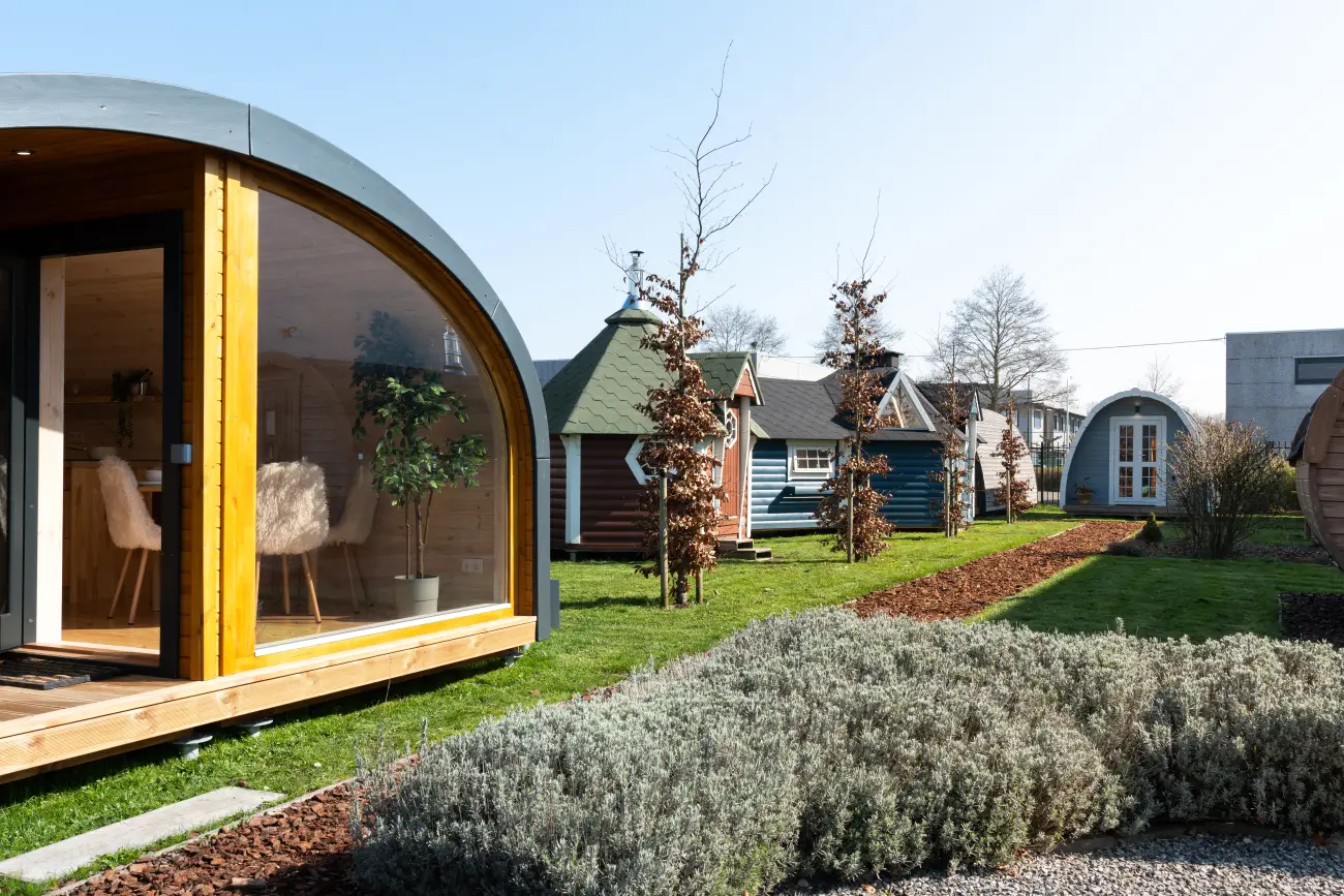 Glamping- und Wellness-Inspirationsgarten in Dronten