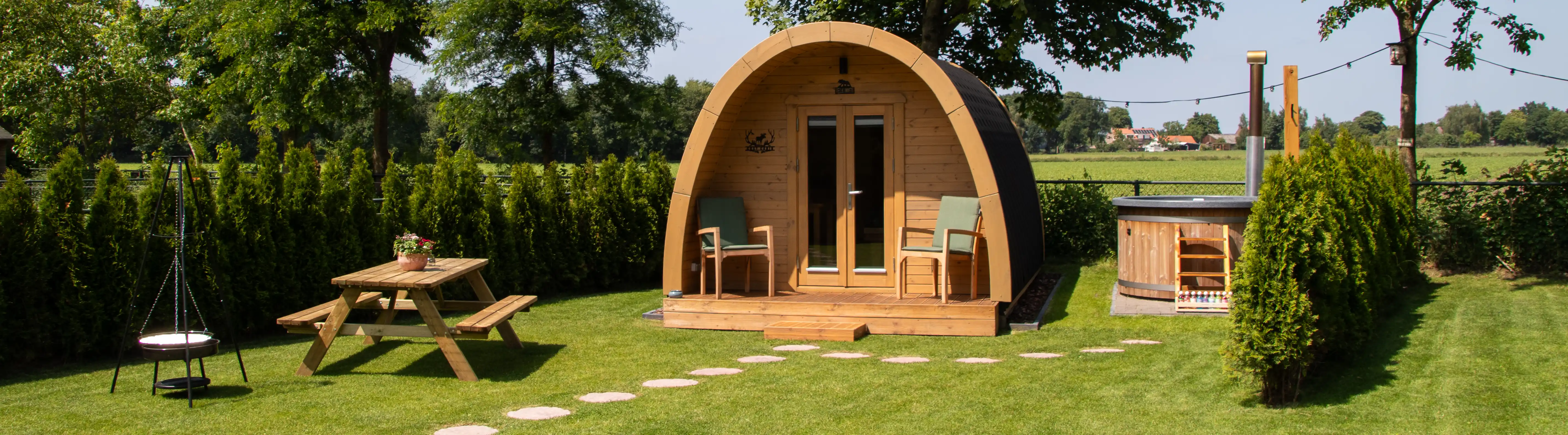 Cosy Cabin Overloon x Ticra Outdoor