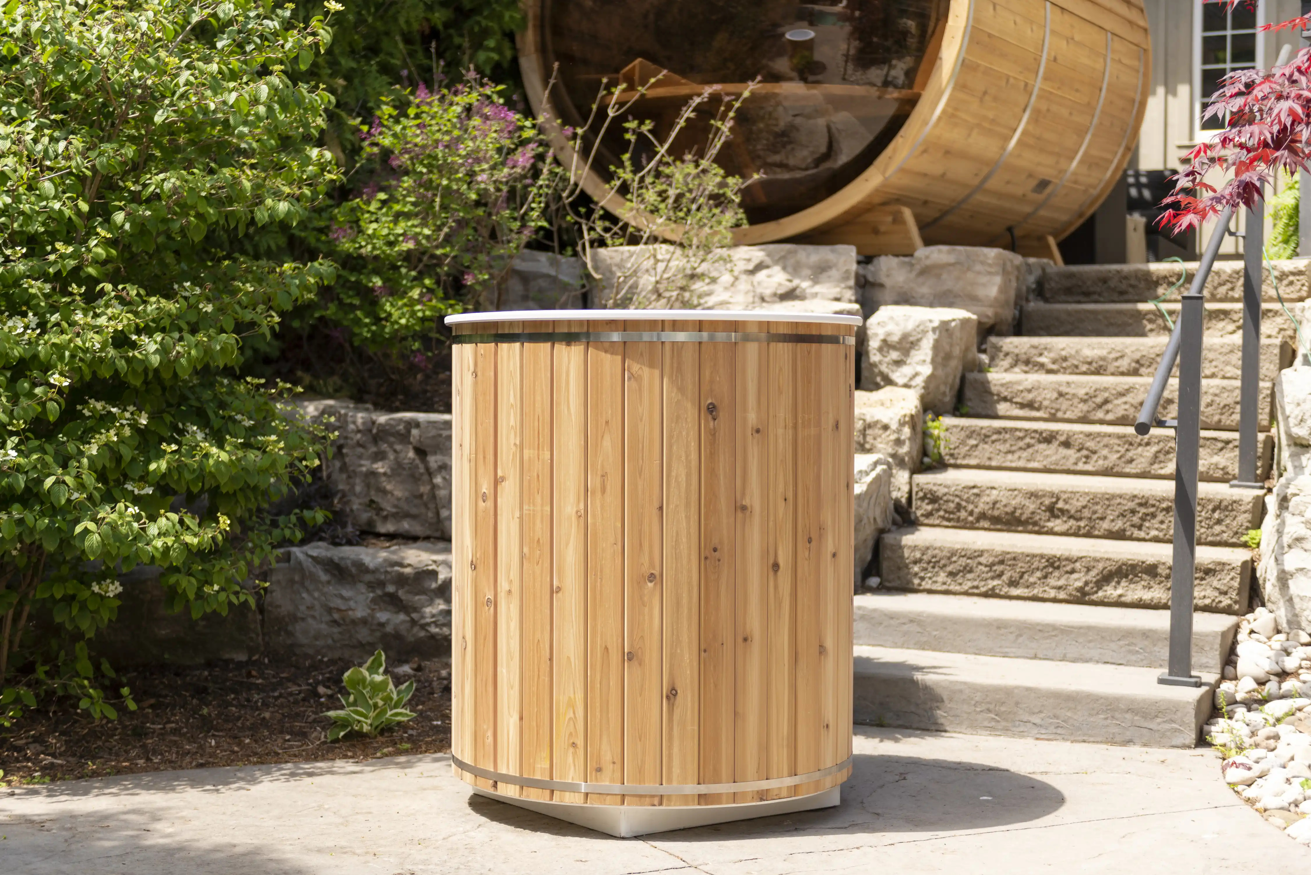Red Cedar Wooden Ice Bath