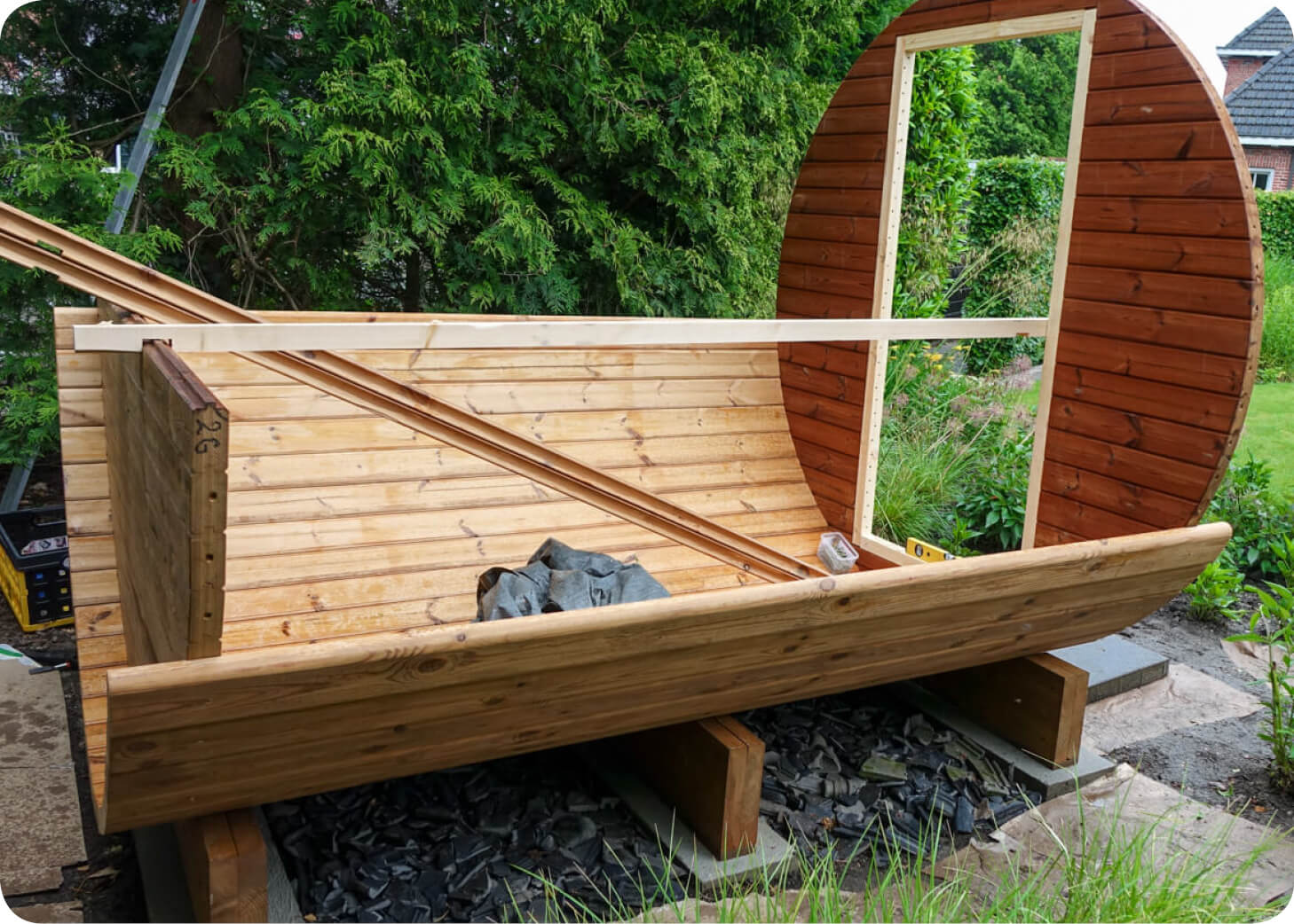 leren pakket gastvrouw Zelf je sauna bouwen met een buitensauna bouwpakket | Ticra Outdoor