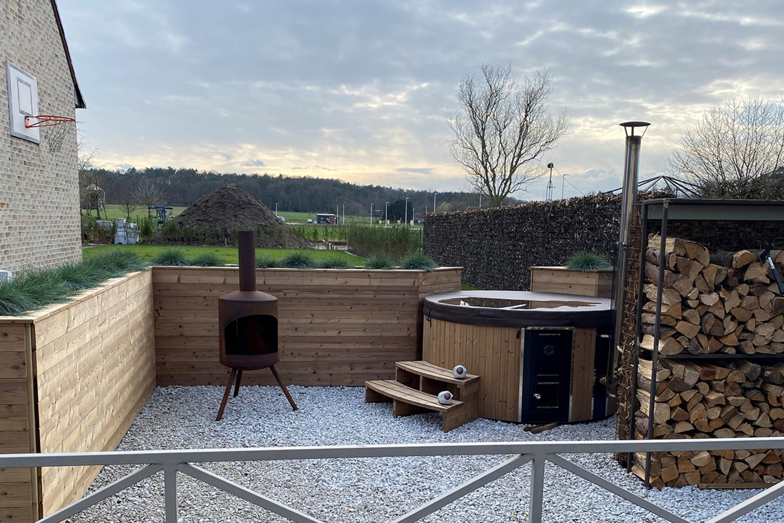 Skargards Rojal O 190 Hottub Met Geintegreerde Kachel Ticra Outdoor