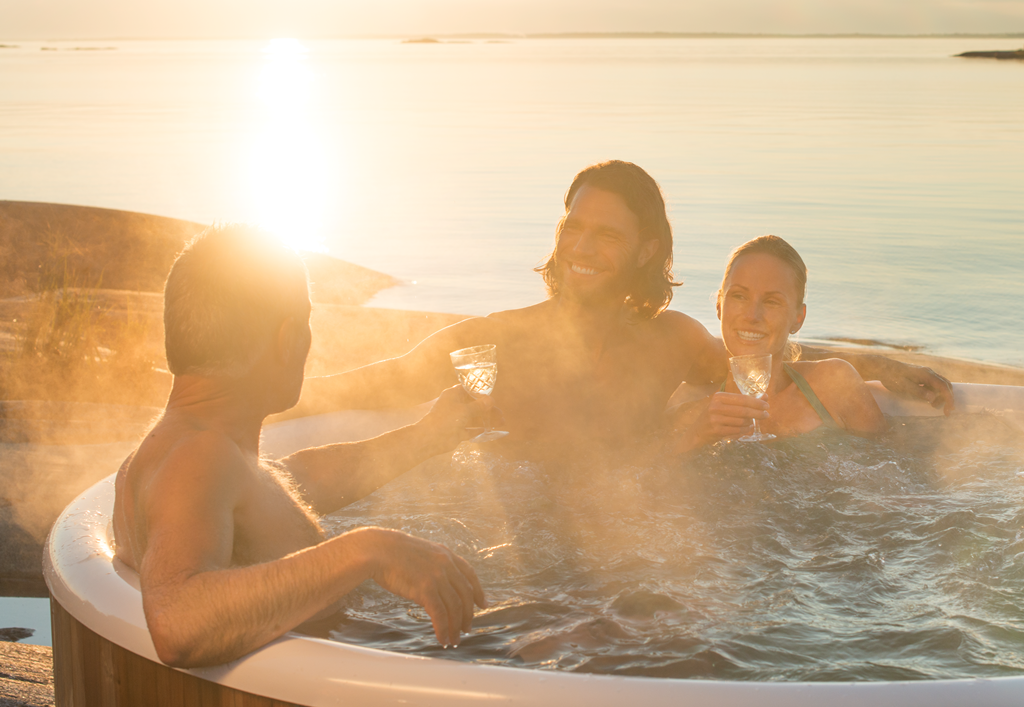 Quality Time Together in a Skargards Hot Tub