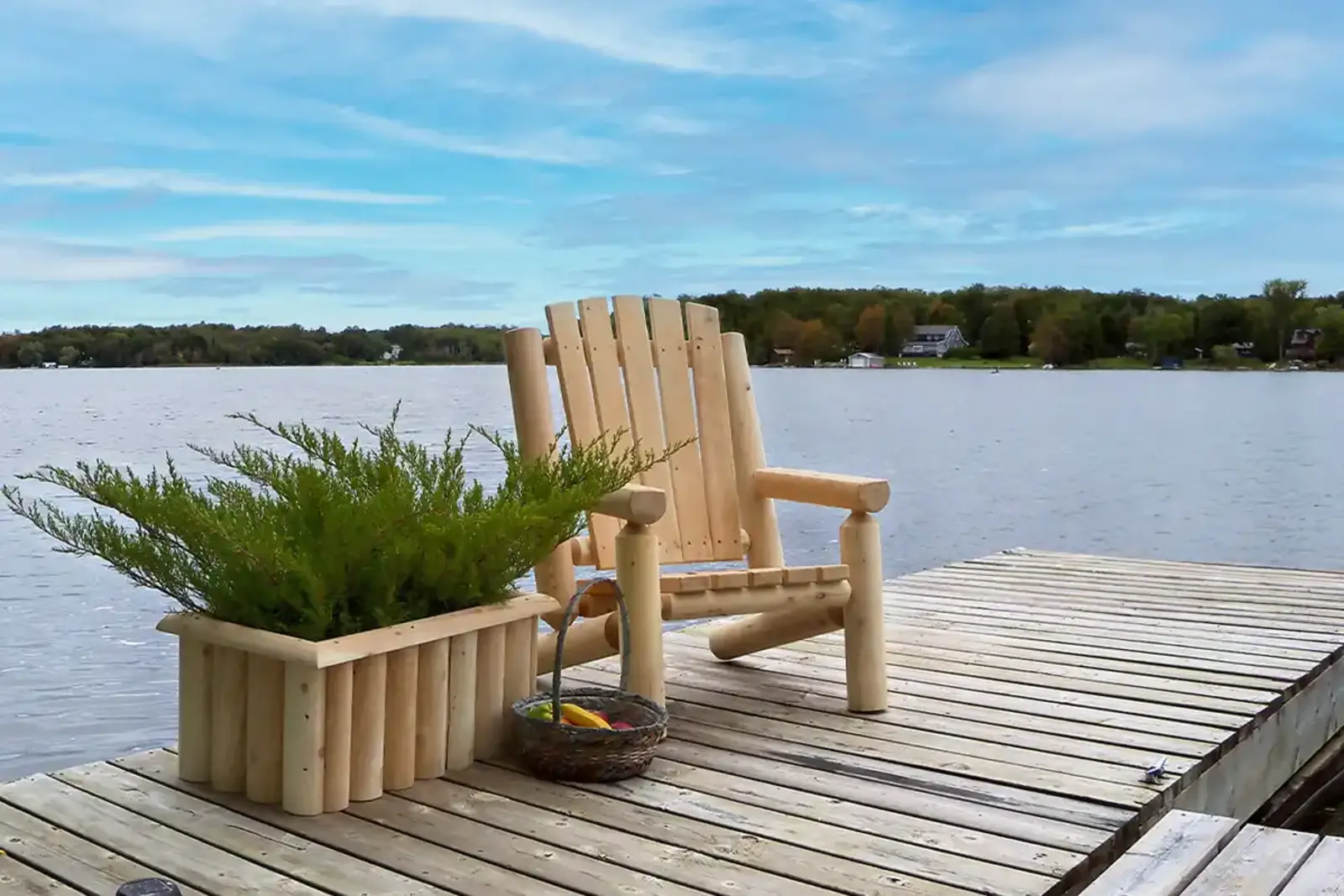 Adirondack garden chair | White cedar | Ticra Outdoor